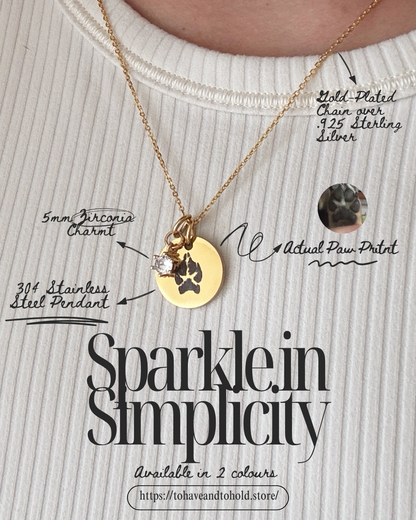 Sparkle in Simplicity - Two way Pendant