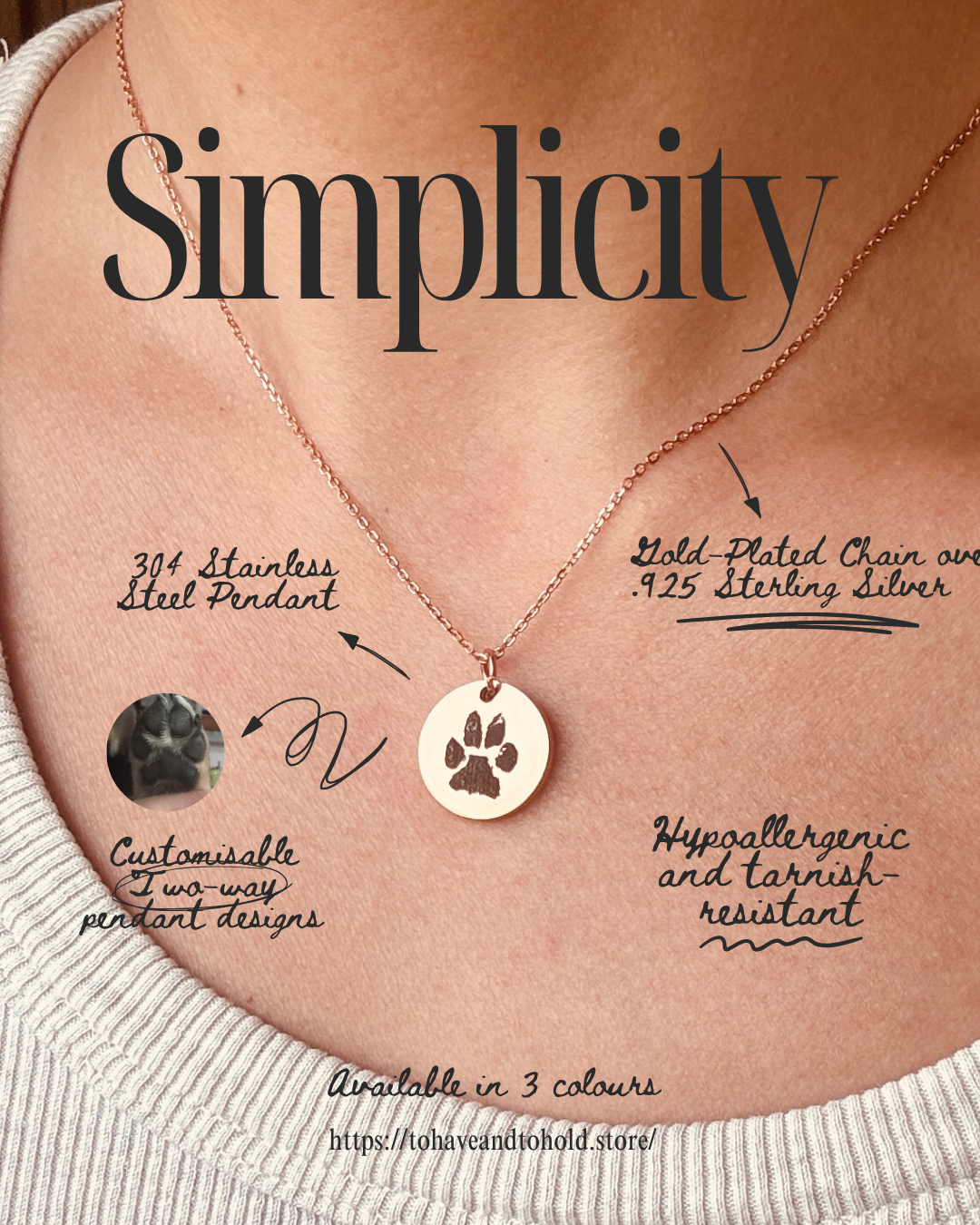 Simplicity - One way Pendant